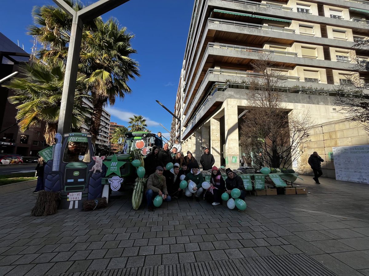 El campo riojano toma el centro de Logroño con la Navidad del Campo de ARAG-ASAJA