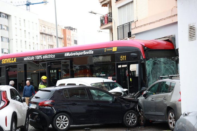 Accidente en la Avenida Luis Montoto Sevilla