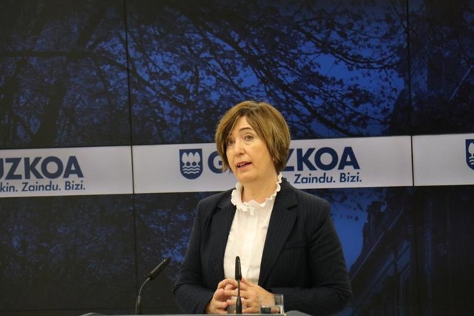 Archivo - La portavoz de la Diputación de Gipuzkoa, Irune Berasaluze
