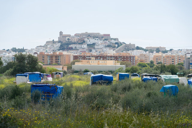 Asentamientos ilegales en Sa Joveria, Ibiza