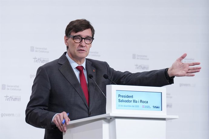 El president de  la Generalitat, Salvador Illa