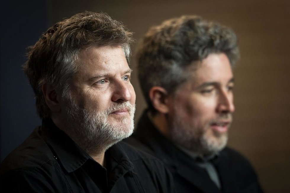 Archivo - Los directores Gastón Duprat (i) y Mariano Cohn (d) durante una entrevista para Europa Press, en el Hotel Intercontinental, a 18 de noviembre de 2025, en Madrid (España). Mariano Cohn y Gastón Duprat son directores, guionistas y productores de