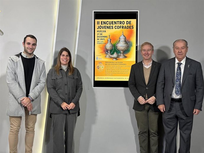 Presentación del II Encuentro de Jóvenes Cofrades en Huelva.