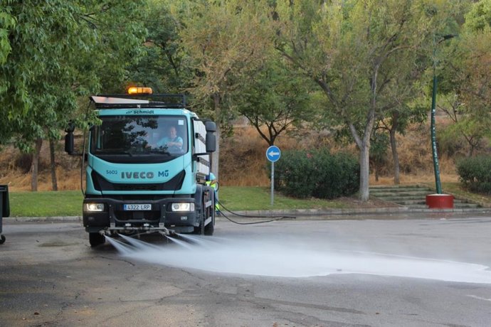 Servicios de limpieza del Ayuntamiento de Murcia