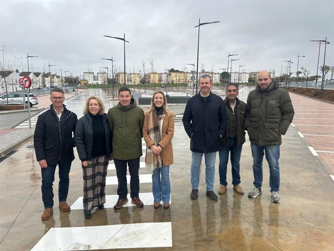 Inauguración del nuevo aparcamiento municipal en Alcalá de Guadaíra (Sevilla)