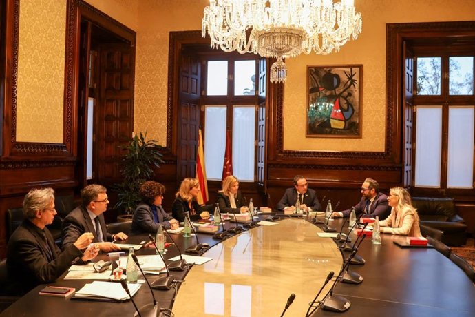 Reunión de la Mesa del Parlament.