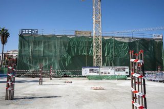Archivo - Obras de la nueva estación que acogerá el AVE en Almería.