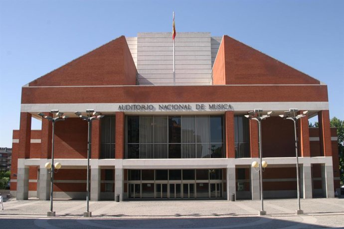Archivo - Exterior del Auditorio Nacional de Música (Madrid)