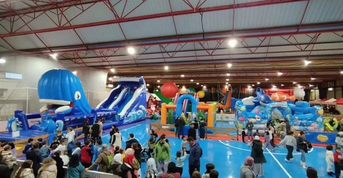 El Parque Infantil Lapislázuli vuelve un año más a Fraga.