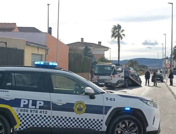 Accidente en el Camino del Prado del municipio de Pinoso (Alicante)