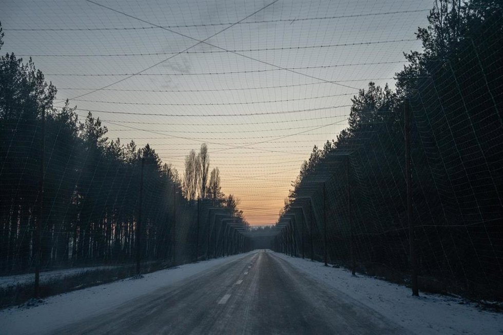 Carretera en Donetsk