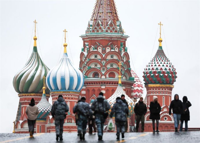 Plaza Roja de Moscú, capital de Rusia