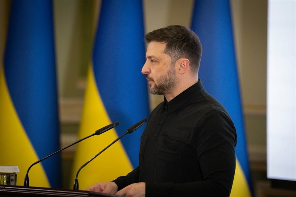 El presidente de Ucrania, Volodimir Zelenski