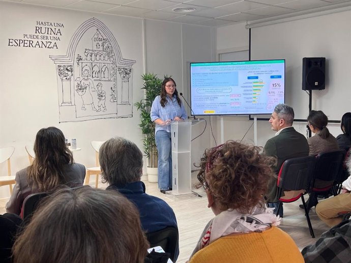 Presentación del informe 'Perspectivas y buenas prácticas en la intervención social con personas mayores en entidades del tercer sector en España'.