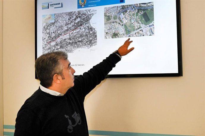 El concejal de Movilidad Sostenible de Santander, Agustín Navarro