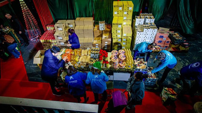Imagen de la Nit de Nadal' de la Fundación VCF y Banco de Alimentos