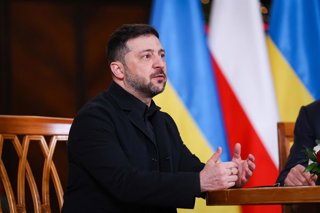 December 19, 2025, Warsaw, Warsaw, Poland: Warszawa 19.12.2025..Spotkanie Premiera Donalda Tuska z Prezydentem Ukrainy Wolodymyrem Zelenskim --- Polish Prime Minister Donald Tusk meeting with President of Ukraine Wolodymyr Zelenski.nz Donald Tusk Wolodymy