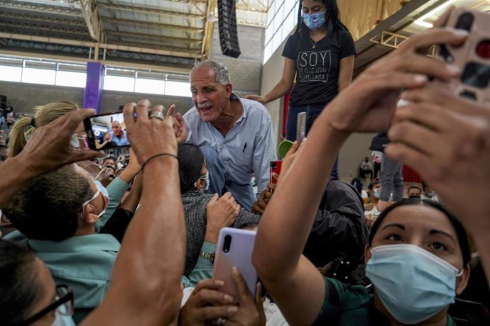 Archivo - El candidato presidencial de Honduras por el Partido Nacional. Nasry Asfura