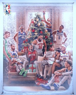 Imagen promocional de la NBA con motivo del Christmas Day 2025