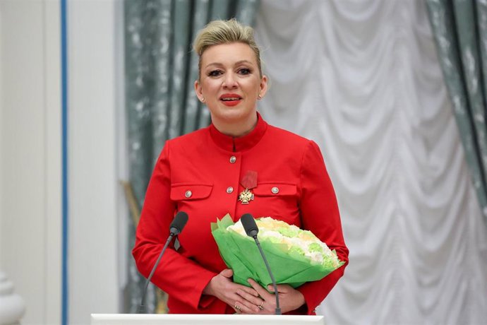 La portavoz del Ministerio de Exteriores de Rusia, Maria Zajarova (archivo)