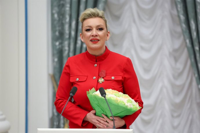 La portavoz del Ministerio de Exteriores de Rusia, Maria Zajarova (archivo)