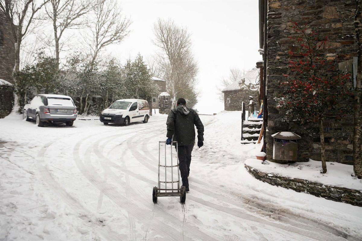 Una masa de aire frío dejará este viernes nieve y temperaturas de -6ºC en Cantabria