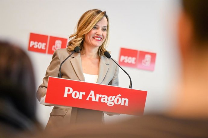 La secretaria general del PSOE-Aragón, Pilar Alegría