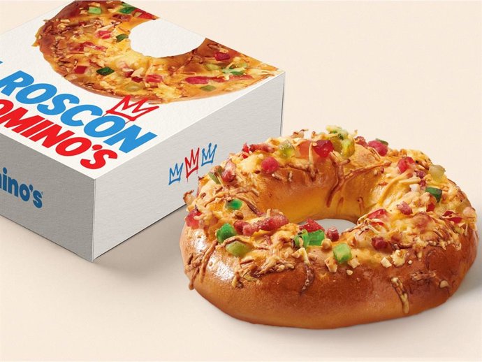 Domino's reinterpreta lo clásico con un sorprendente roscón de Reyes versión pizza