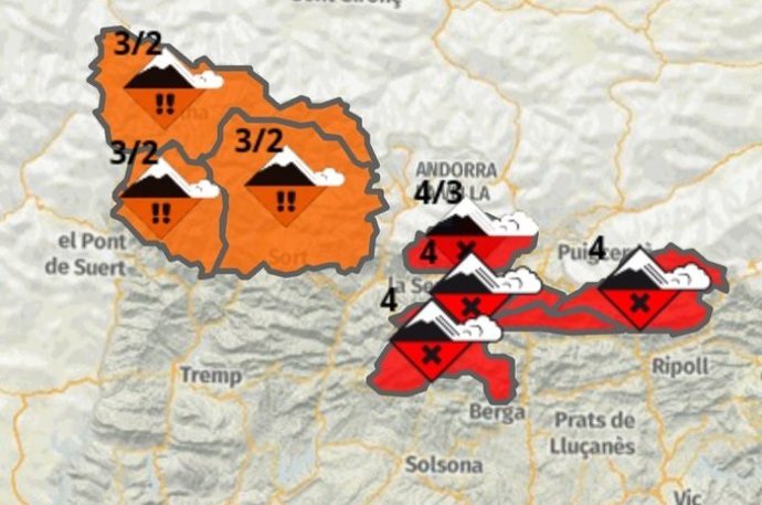Zones amb perill fort