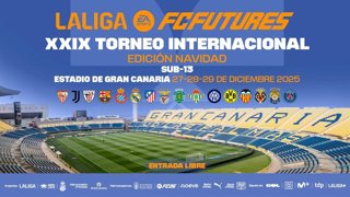 Cartel anunciador de la XXIX Torneo Internacional LALIGA FC FUTURES.