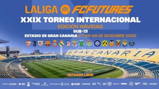 Cartel anunciador de la XXIX Torneo Internacional LALIGA FC FUTURES