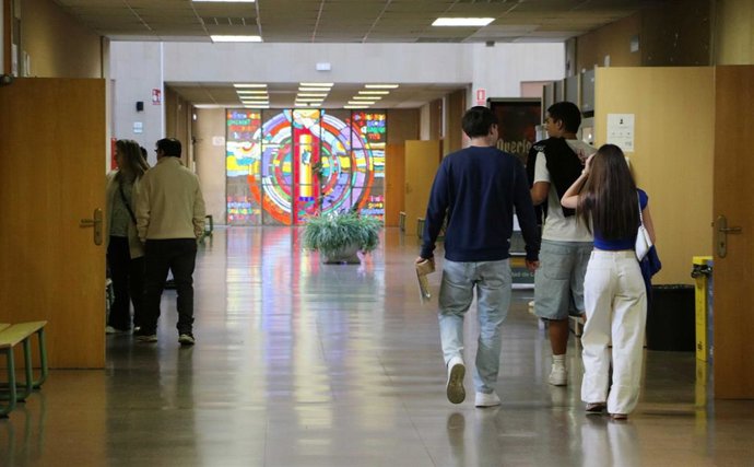 Interior de la Facultad de Derecho de la Universidad de León, que impulsa la nueva microcredencial en Mediación.