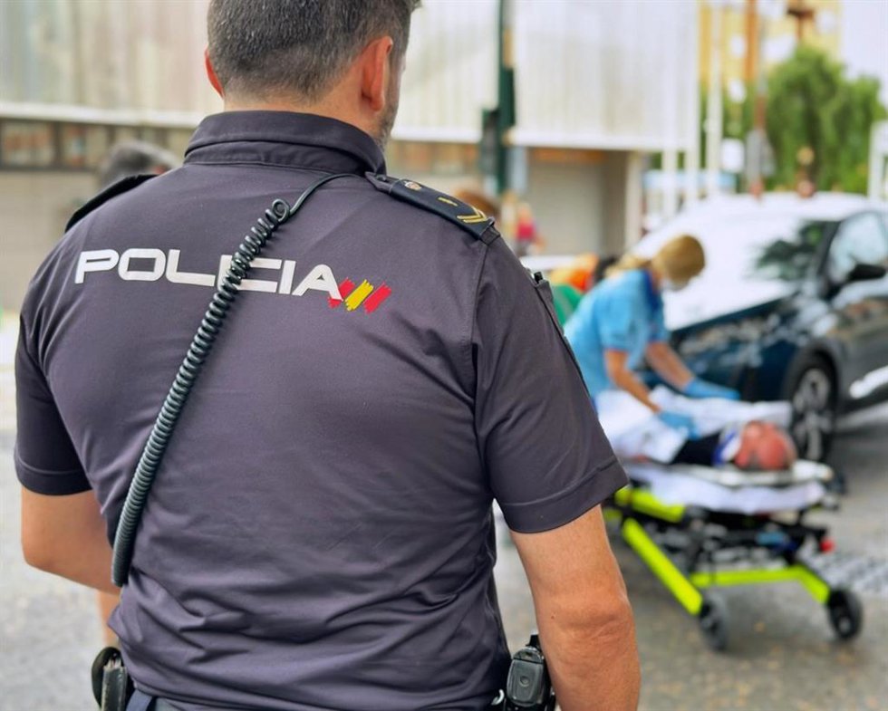 Un agente de Policía Nacional en una imagen de archivo.