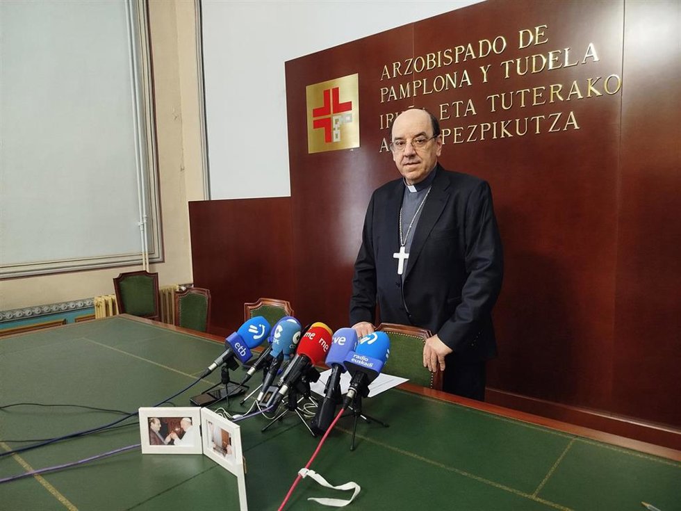 Archivo - El arzobispo de Pamplona, Florencio Roselló, presidirá las eucaristías para clausurar el Jubileo de la Esperanza.