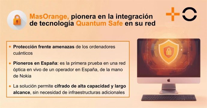 MasOrange, pionera en la integración de tecnología Quantum Safe en su red para responder a las amenazas de los ordenadores cuánticos