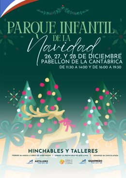 Cartel del Parque de la Navidad de Astillero