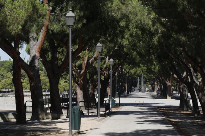 Archivo - Imagen de recurso del parque de Pradolongo, en Usera