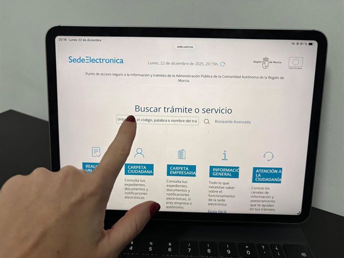 Siete de cada diez solicitudes de los ciudadanos se presentan ya a través de la administración electrónica.