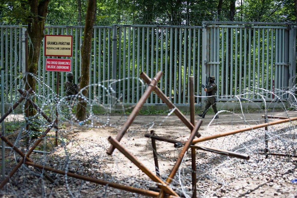 Archivo - Zona de exclusión en la frontera entre Polonia y Bielorrusia.