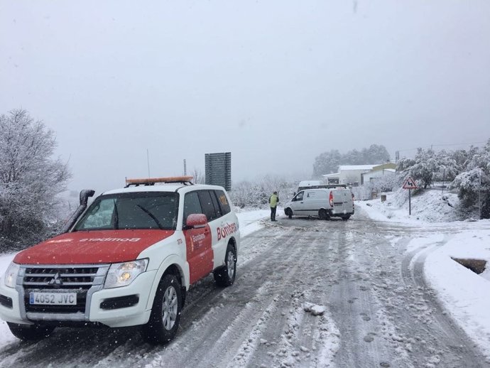 Archivo - La Diputación de Alicante activa un dispositivo invernal en carreteras hasta abril ante posibles incidencias