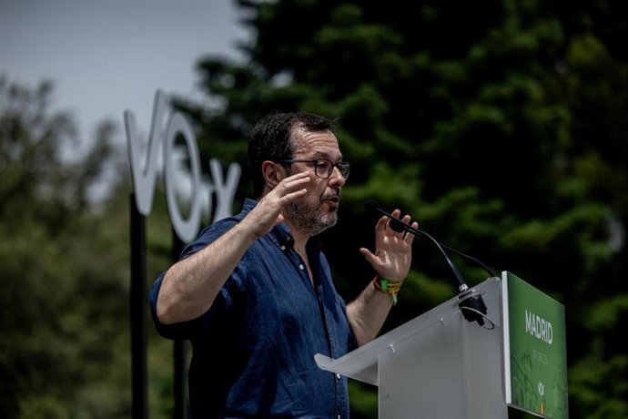 Archivo - El portavoz nacional de Vox , José Antonio Fuster