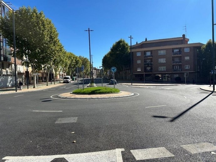 Imagen de una de las glorietas de las travesías