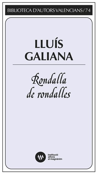 La Diputación de Valencia reedita la 'Rondalla de rondalles' del dominico de Ontinyent Lluís Galiana