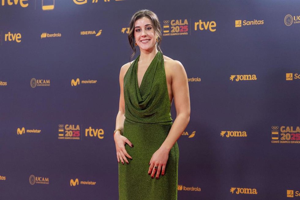 Carolina Marín, durante una gala de premios.
