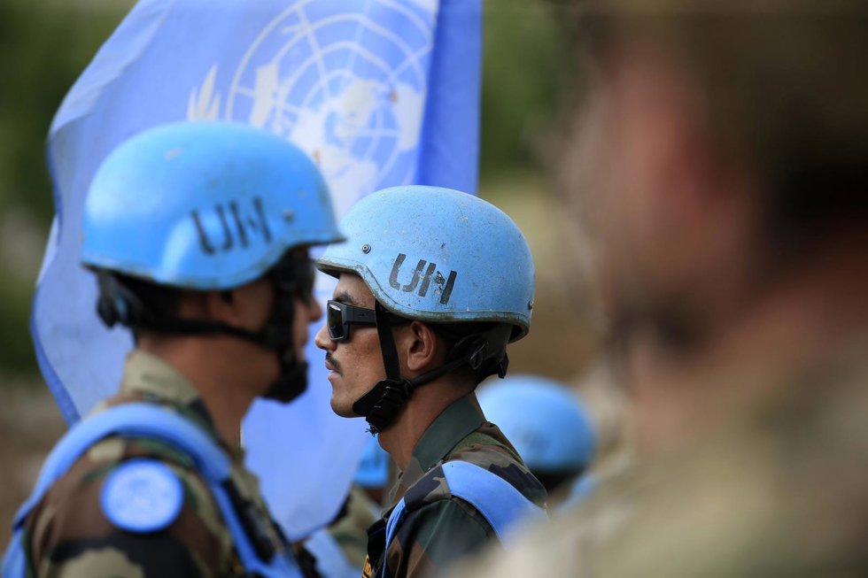Archivo - Cascos azules de Naciones Unidas en Líbano