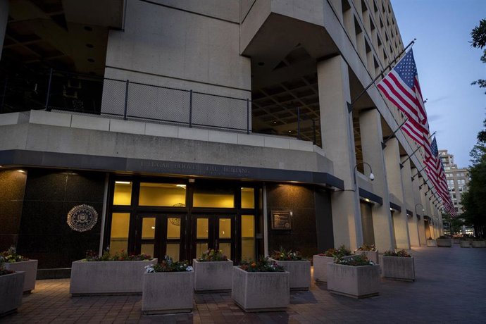 File - The J. Edgar Hoover Building, headquarters of the FBI.