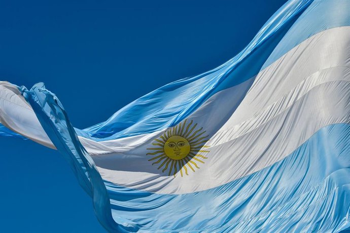 Archivo - Bandera de Argentina