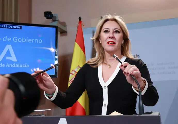 Carolina España, consejera de Economía, Hacienda, Fondos Europeos y Diálogo Social.