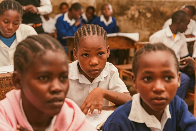 Margaret, 13, in class in Kilifi County, Kenya.  UNICEF Kenya/Paul Kidero