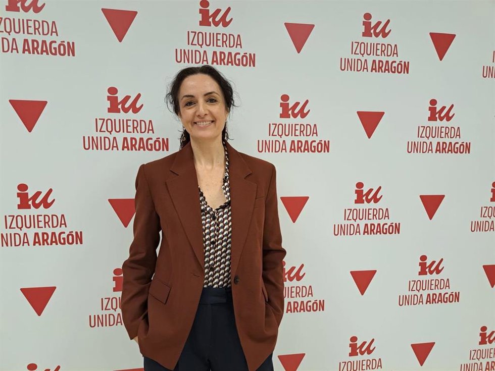 La candidata de Izquierda Unida - Movimiento Sumar, Marta Abengochea, este sábado.